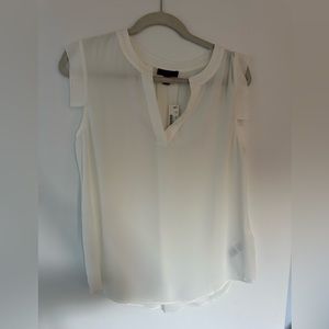 J. Crew flutter sleeve chiffon top